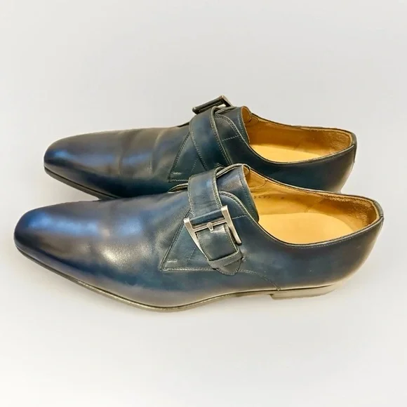 Magnanni Marco Single Monk Strap Dress Shoes - Picture 2 of 7